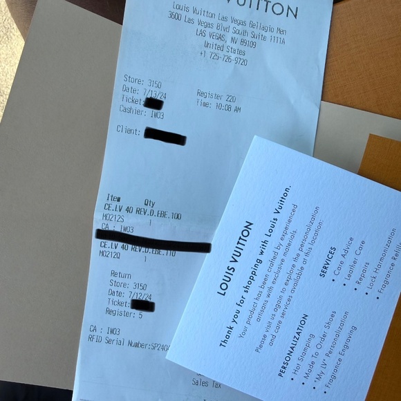 Louis Vuitton Reversible Damier Ebene Belt - Picture 6 of 6